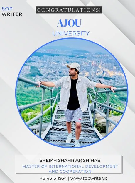 Sheikh Shahriar Shihab — Ajou University